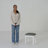 Tabouret de coiffeuse Clapp