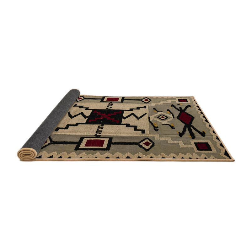 Abstract Indoor Rug, Round 4'