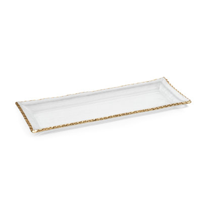 Hughe Glass Tray - Set of 2