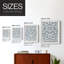 Impression abstraite vintage encadrée XLIV - bois massif-1736235775-1736235745