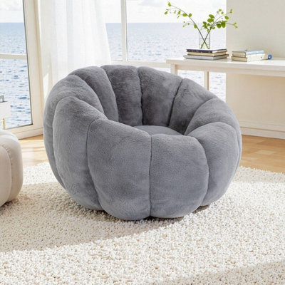 Fauteuil à billes à motif floral