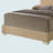 Charming Casual Full Bed In Beige