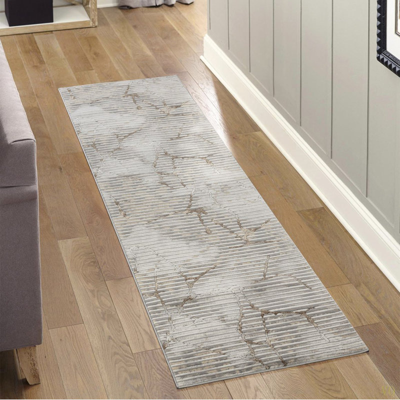 Geometric 2 Ft. 7 In. X 9 Ft. 10 In. Area Rug, Runner 2'7" x 9'10"