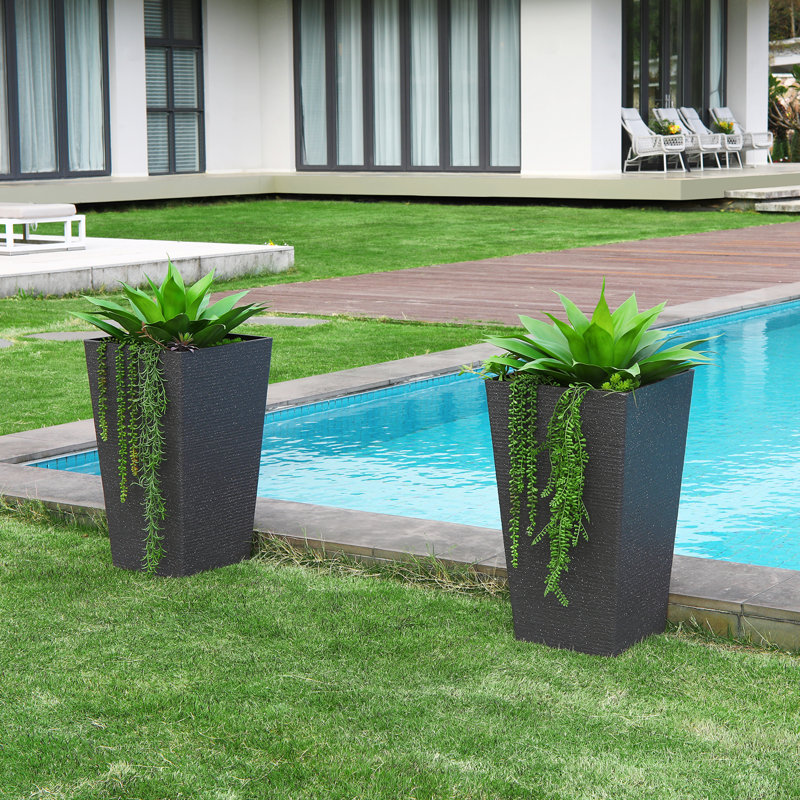 Adave plante artificielle réaliste pour l'extérieur et l'intérieur 22 po Adcock, 1