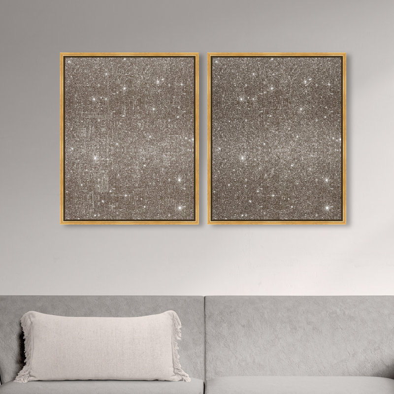 Lost City Set Canvas Architecture Print by Oliver Gal, Black Frame, 16 x 20, 21"H x 25"W, Gold Floater Frame
