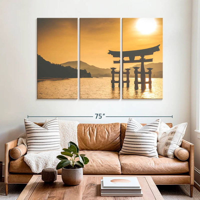 Porte japonaise zen Sebbie, H 42 po x l 65 po