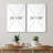 Abstract Botanical "Faded Brown Leaves Simple Artwork, Classic Boho Retro Wall Pictures, Framed Canvas Giclée Print 2 Pieces Wall Art" 16x24x2 pcs, 24x36x2 pcs-92285602-92285604-119463634