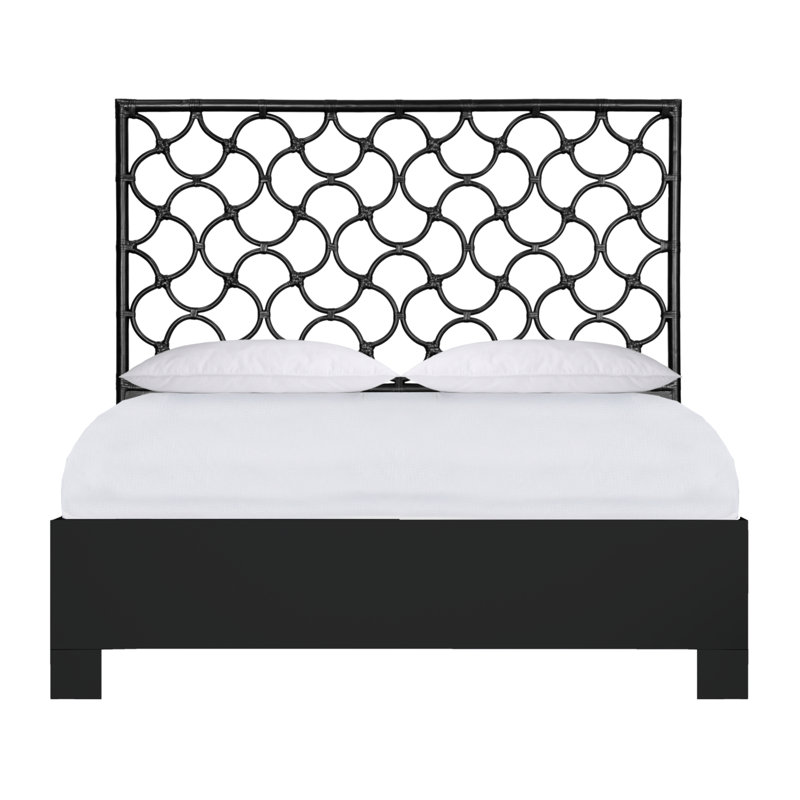 Mar Collection Bed, Full / Double, Black