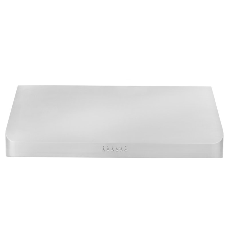 36" 600 CFM Convertible Under Cabinet Range Hood in Brushed Stainless Steel