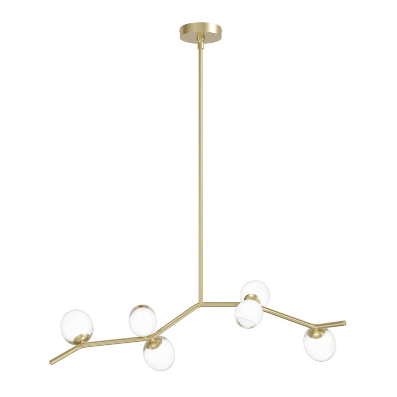 Dostal 8 - Light Chandelier, Gray
