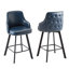 Tabouret de comptoir pivotant rembourré en cuir avec dossier haut (ensemble de 2)-1062417567-1062960130-1062960128