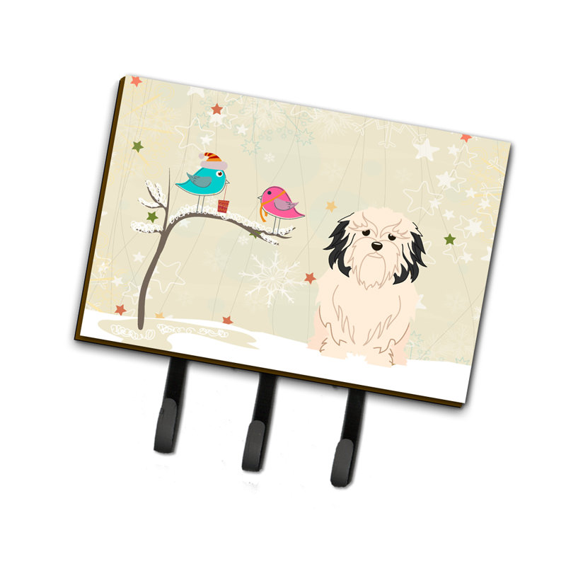 Porte-clés ou laisse de petit chien lion christmas