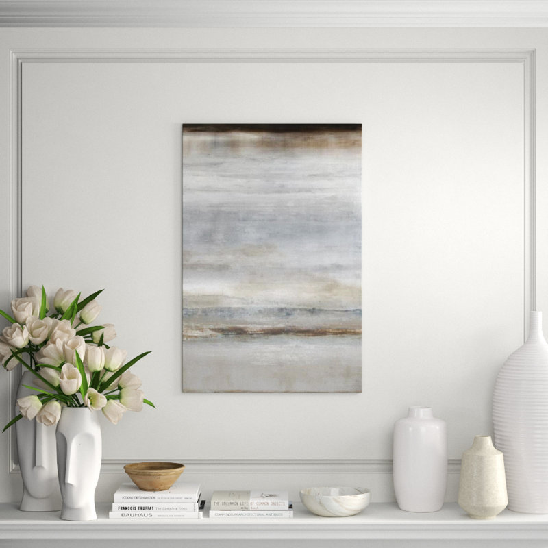 Undisturbed Print by James McAllen, Knife Gel, 36" H x 24" W x 1.5" D