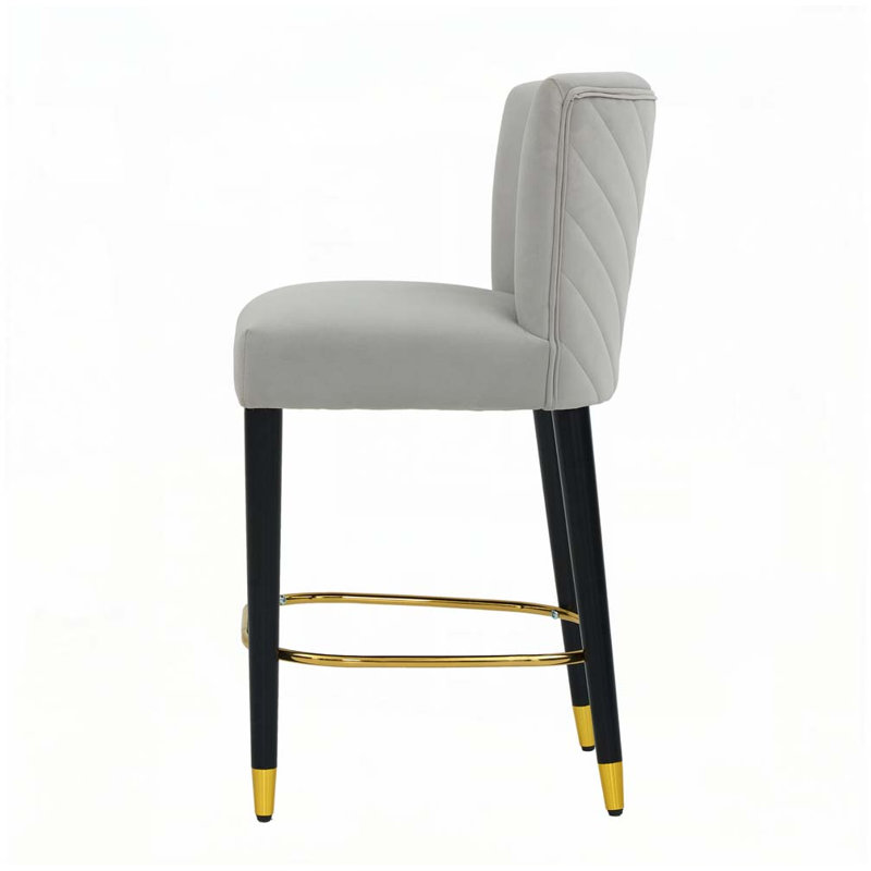 27inch-Counterstool ,Barstool for kitchen or dining area, Gray