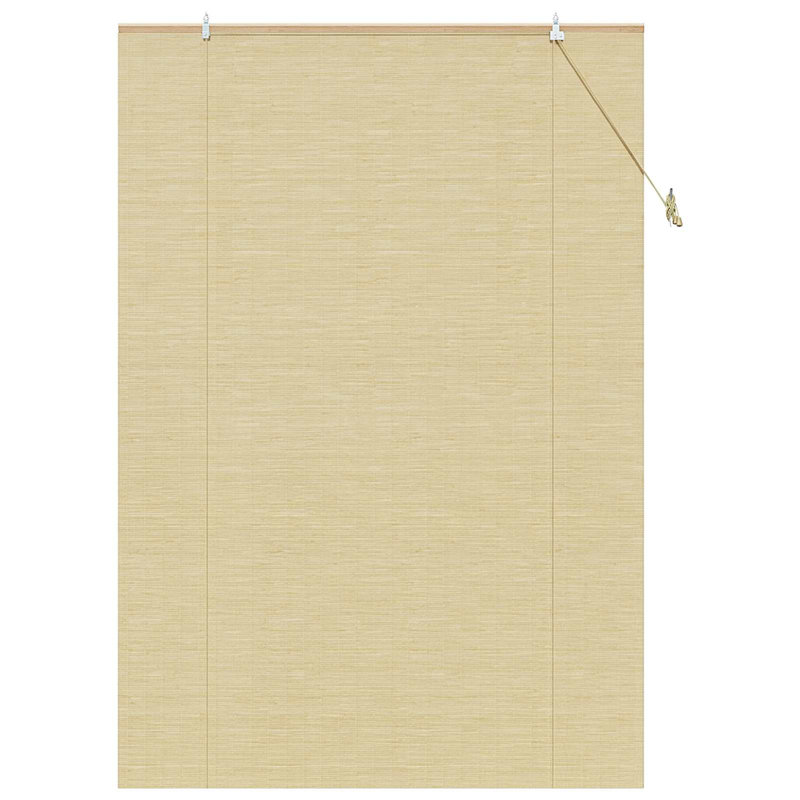 Bamboo Roller Blind, Natural, 160 cm W x 220 cm L