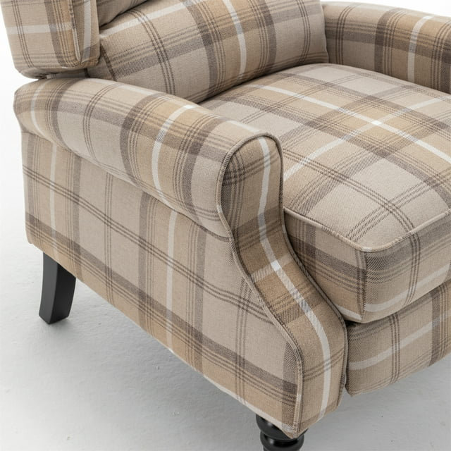 Brieuc Upholstered Recliner, Brown