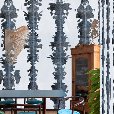 InkBlots Shibori Wallpaper