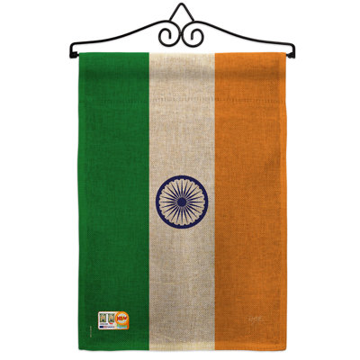 Double Sided 18.5'' H x 13'' W Polyester Flag Set