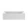 SIGNATURE® Rectangle Flat Front 6632 Skirted Soaking LH Access Panel Oyster