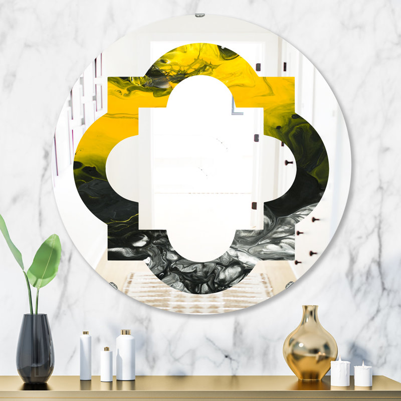 Miroir mural Quatrefoil, H 23,6 po x l 23,6 po