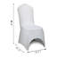Housses de chaise de mariage blanches extensibles