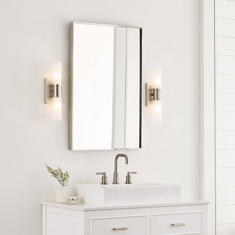 Keaton 2 - Light Vanity Light, 40 W, Brushed Nickel, 16" H x 5" W x 3.63" D