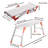 Aluminum Workbench, Large-Sized Step Stool, Foldable Portable Workbench