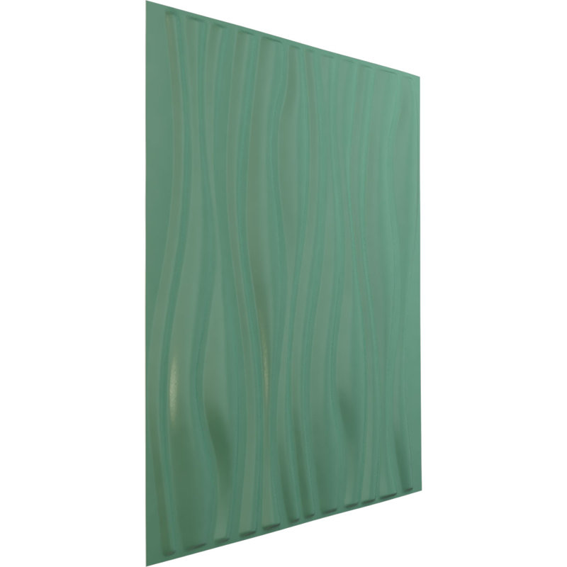 Panneau mural 3D décoratif Leandros EnduraWall, Vert
