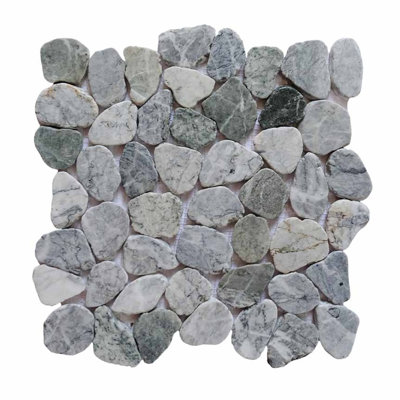 Carreau de mosaïque pour mur et plancher en pierre naturelle Hawaii 12 "x 12"