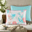 Ensemble de literie luxueux en satin de coton 7 pièces, imprimé corail, très grand californien