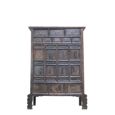 Imperial 16th Century Elm Display Cabinet