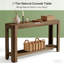 Table d'entrée compacte, console de style naturel, table de canapé