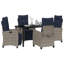 4 - Person Patio Dining Set with Rectangular Table-1553589067