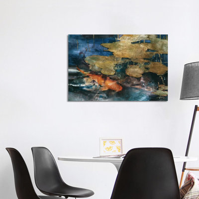 Koi by Theo Beck - Wrapped Canvas Painting