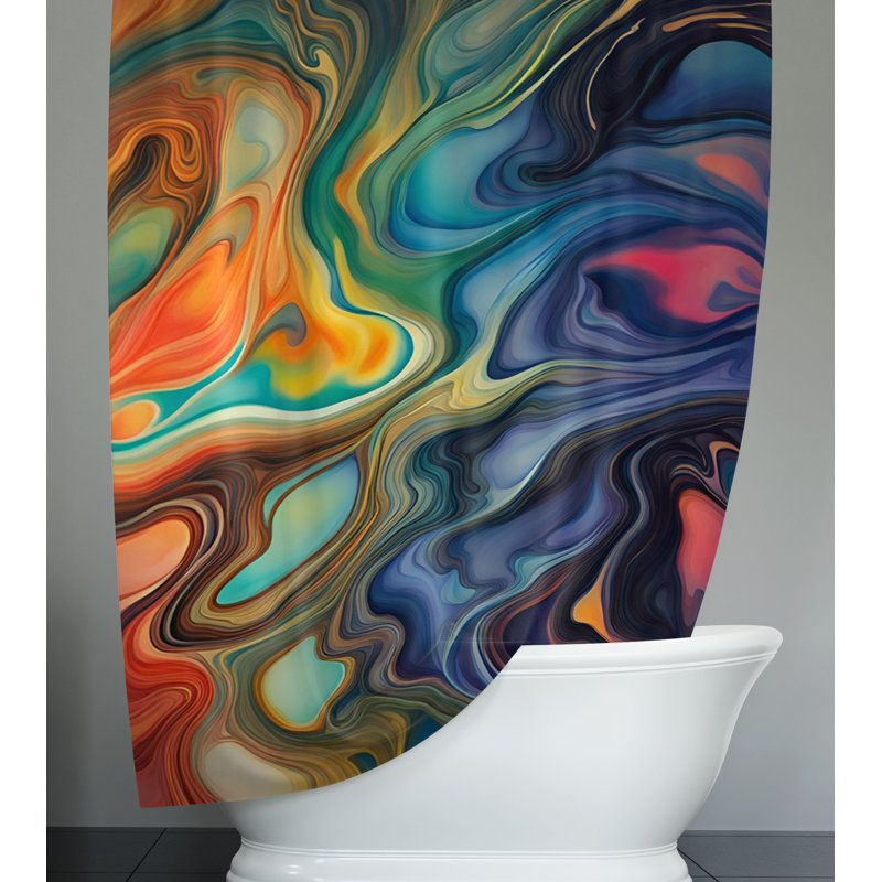 Rideau de douche Rynn, H 93 po x l 70 po