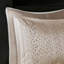 Édredon brodé pour grand lit 8 - Faux soie brodée, Soie, Rembourrage, Beige-124826346