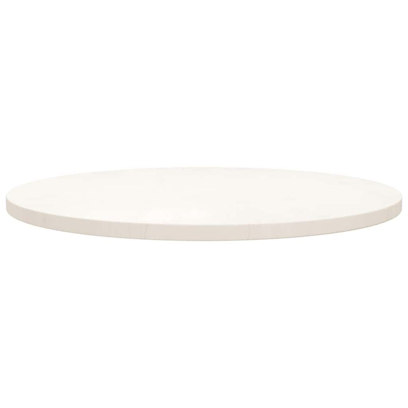 Kellar Solid Wood Table Top, 2.5cm H x 70cm W x 70cm D, Antique White