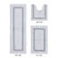 Ensemble de tapis de salle de bain réversible 100% coton ultra doux 3 pièces Atle-434099581-530697698