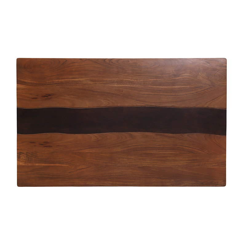 Loon Peak® Sierra Dining Table - Rustic Brown | Wayfair
