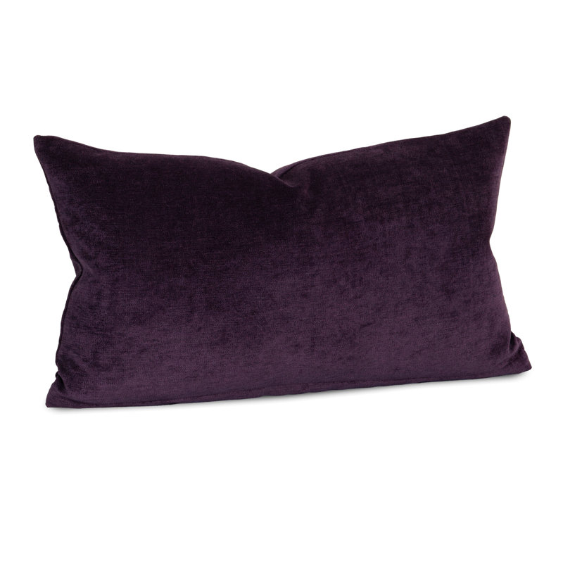Wein Throw Pillow Cover & Insert, Coffee Bean, Rectangle 12"H x 21"W, Feather