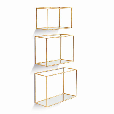 Delshawn 3 Piece Bracket Shelf