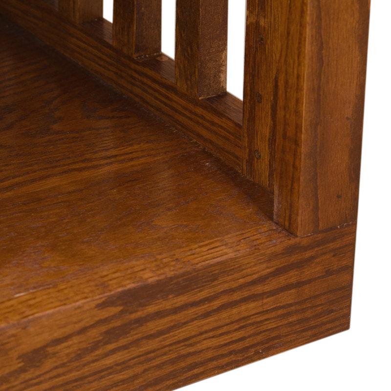 Bibliothèque standard en bois massif Moxee, (6 tablettes) H 72 po x l 30 po x P 12 po
