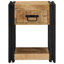 40cm W Iron Bedside Table