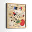 Miro Memoirs III - reproduction encadrée de qualité supérieure - prête à être accrochée - aucun clou requis - aucun clou requis-1867670986-1867671025