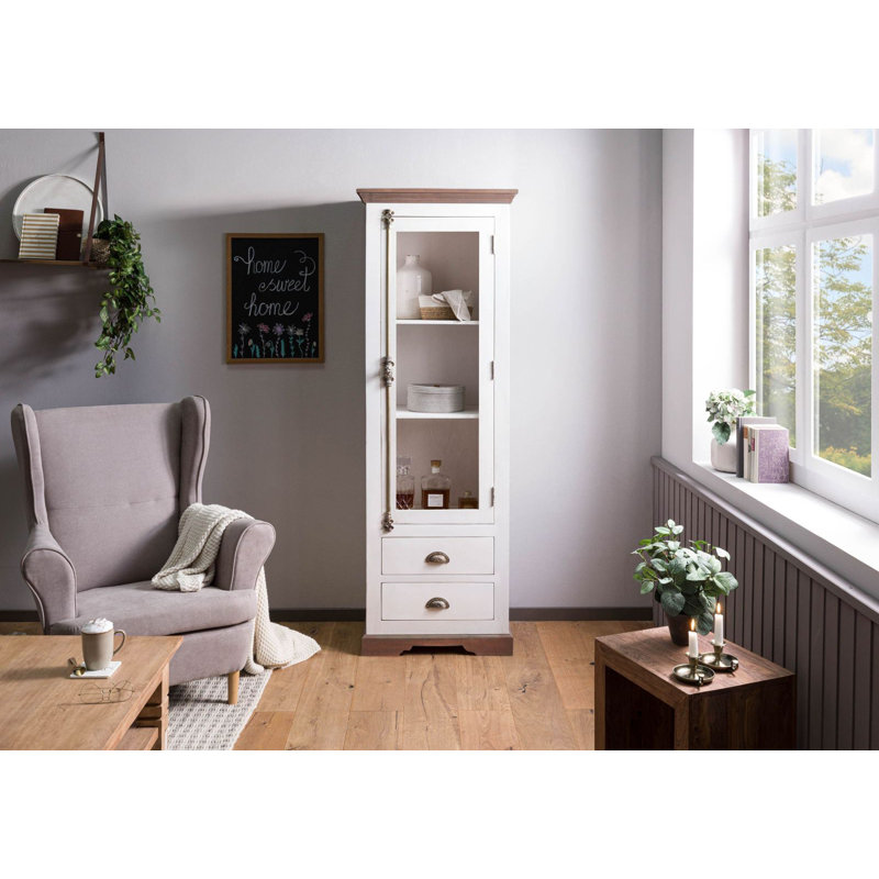 Toulouse Display Cabinet, Lacquered White