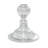 Aluminum Metal Decorative Silver Candle Holder Set
