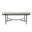 Sagebrook Home 48" Kinross Cream Velvet Bench