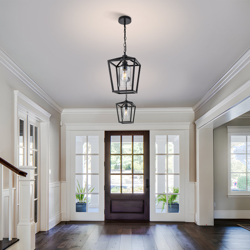 Nauris 1 - Light Matte Black Lantern Pendant