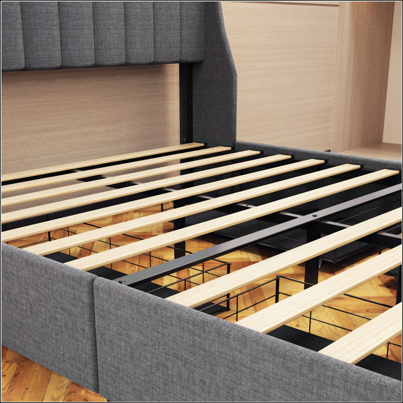 Queen Size Bed Frame With LED