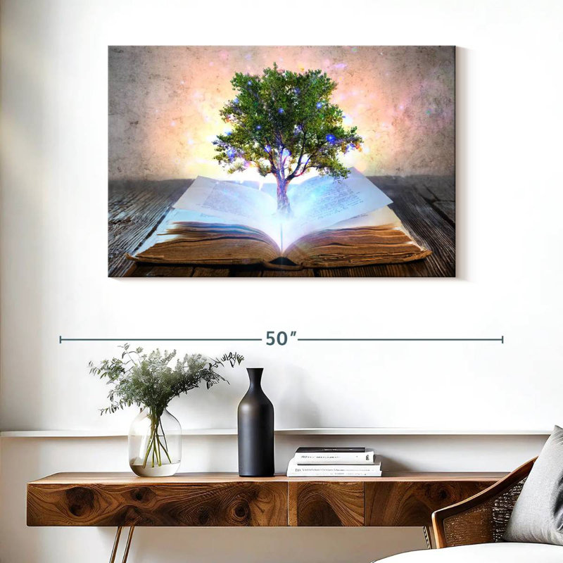 Ashelle livre de l'arbre de la sagesse, H 26 po x l 39 po